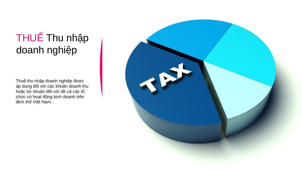 Một số loại thuế cơ bản áp dụng tại Việt Nam