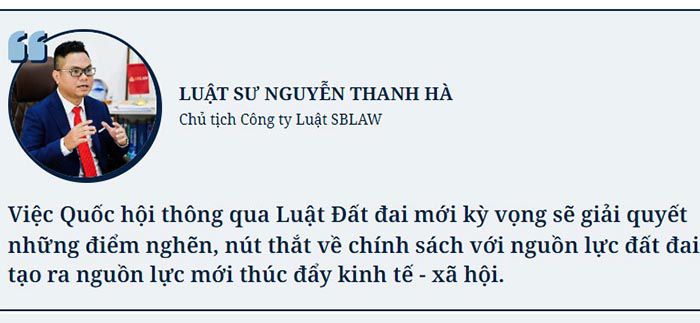 Luật sư Nguyễn Thanh Hà - Luật Đất đai (sửa đổi) Hành trình và kỳ vọng